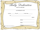 Baby Certificate
