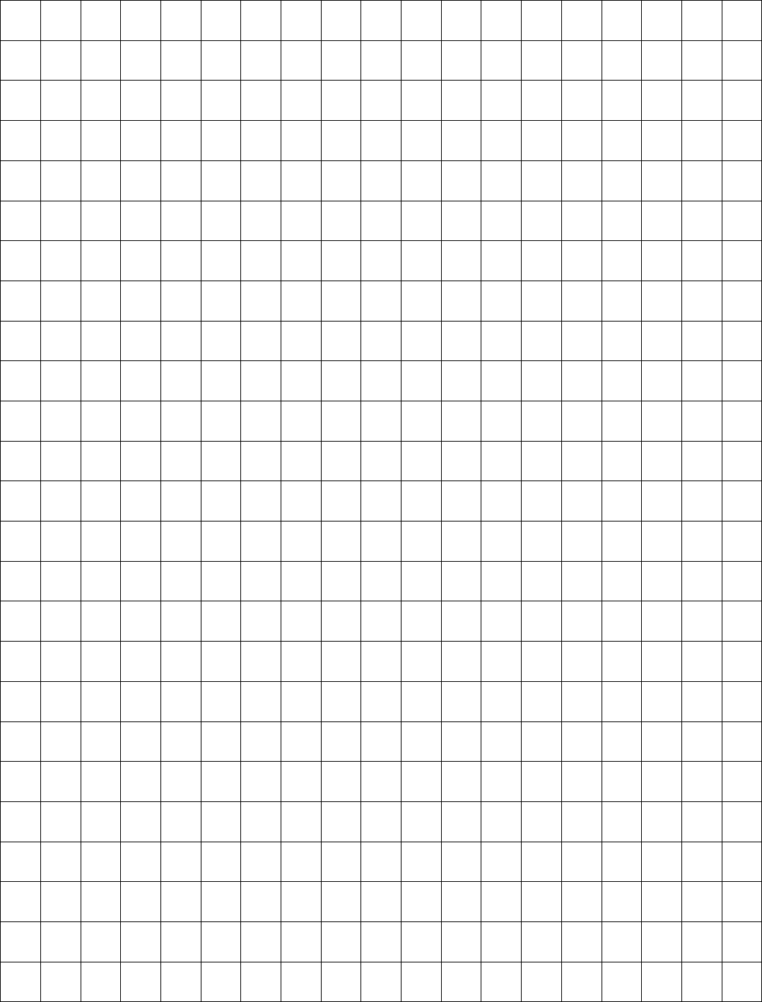 Centimeter Graph Paper 1