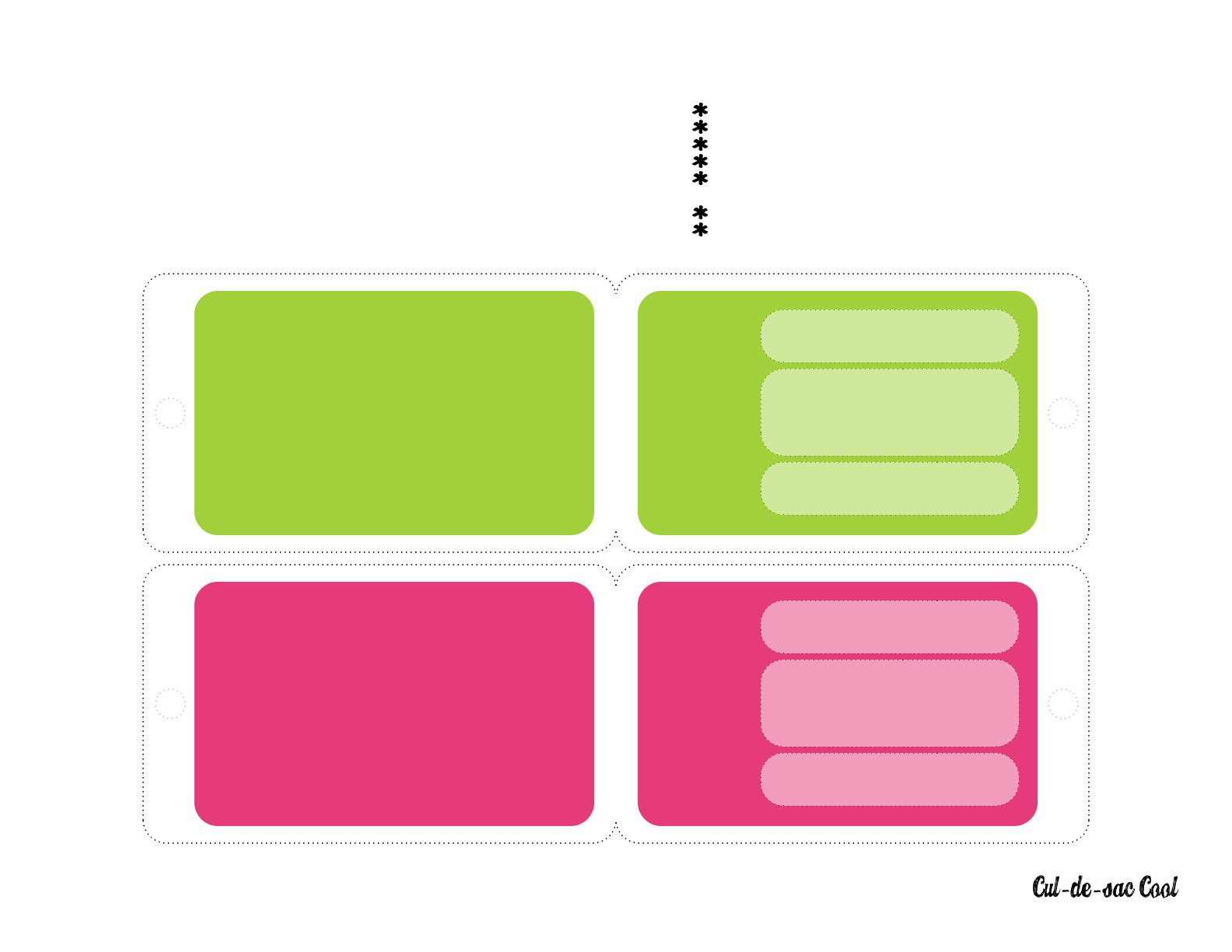 Luggage Tag Template 3