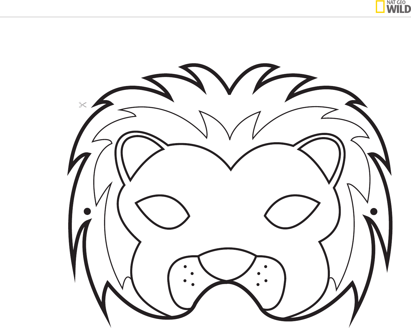 Free Animal Mask Template PDF 114KB 4 Page(s) Page 3