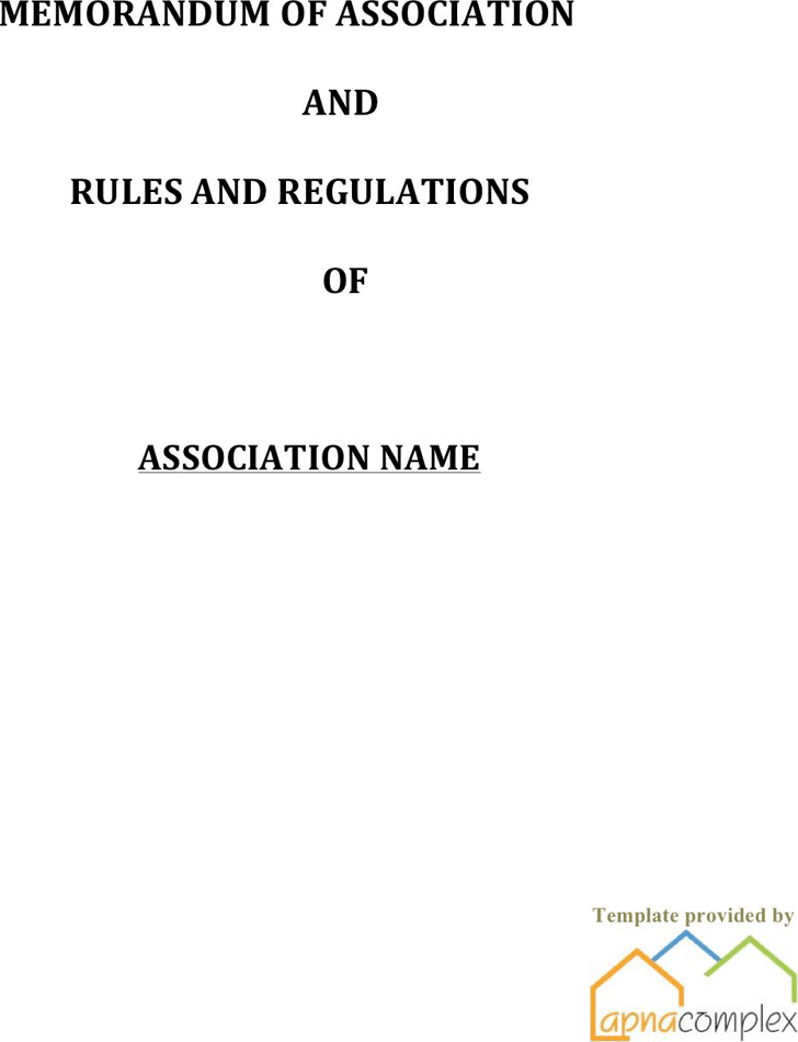 Bylaws Template 2