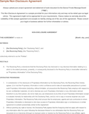 Confidentiality Agreement Sample