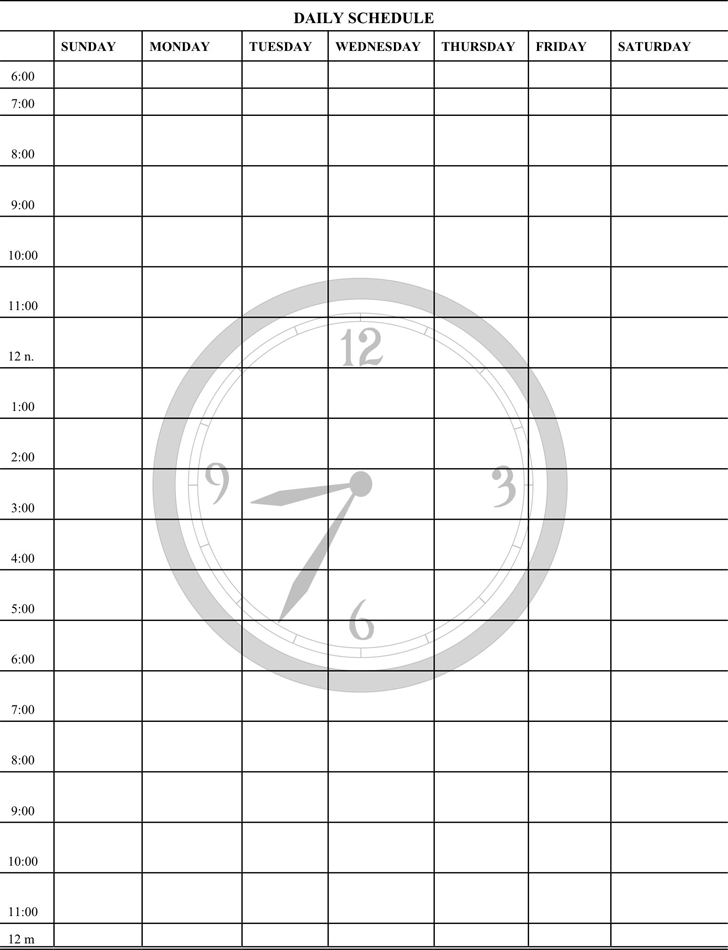 Daily Planner Template 5