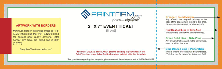 Event Ticket Template 2