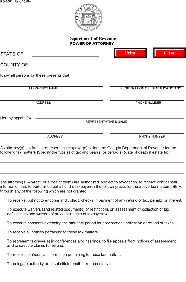 free-printable-power-of-attorney-form-for-georgia-printable-forms