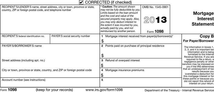 1098 Form 2013 Page 3