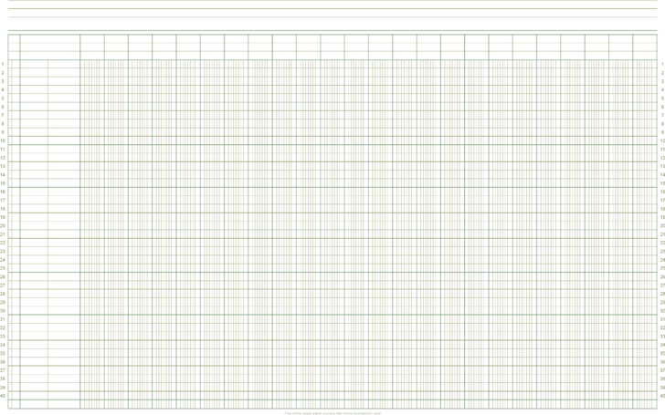Ledger Paper Template Free Download Speedy Template