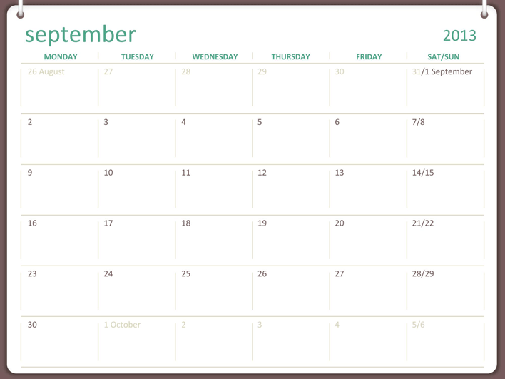2013-2014 Academic Calendar (August) Page 2
