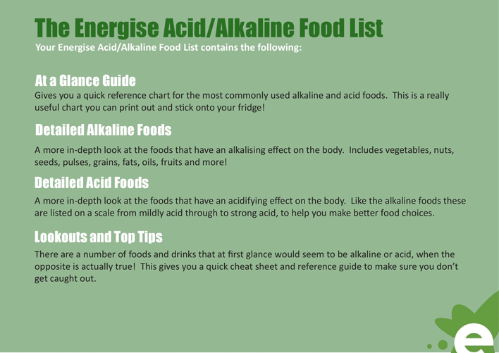 Acid Alkaline Food Chart 2 Page 2
