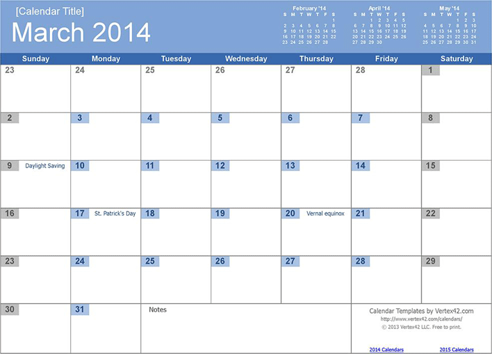 April 2015 Calendar 2 Page 3