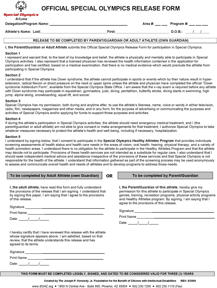 Arizona Medical Release Form 2 Page 3