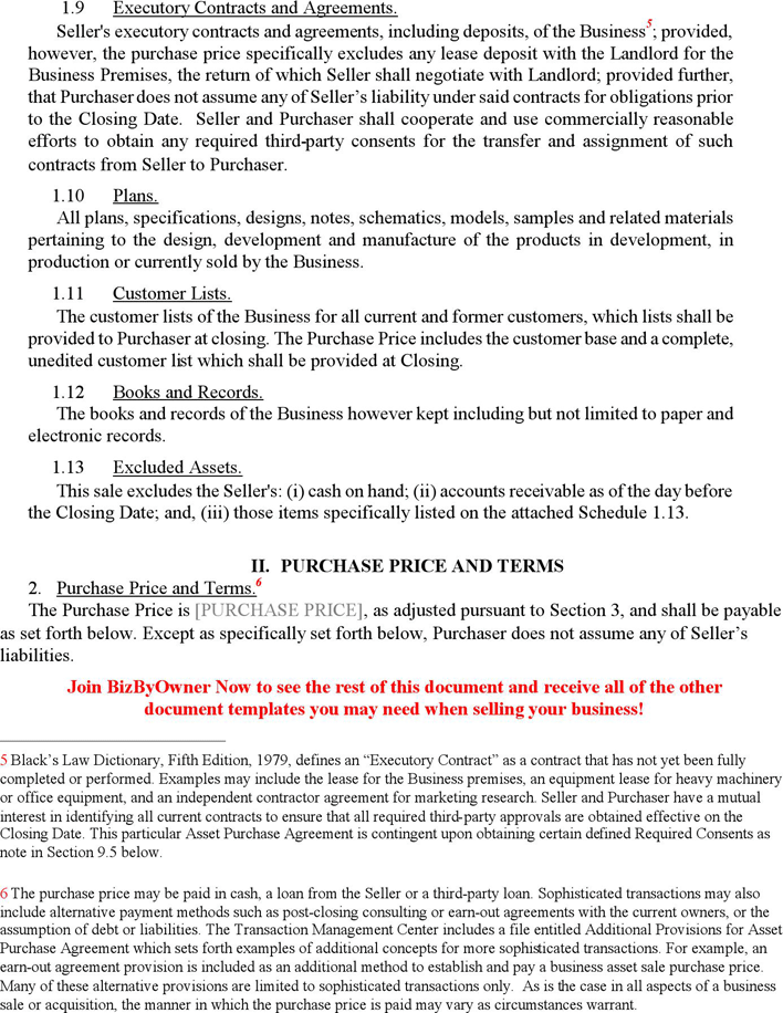Asset Purchase Agreement 2 Page 3