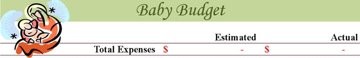 Baby Budget 1 Page 2
