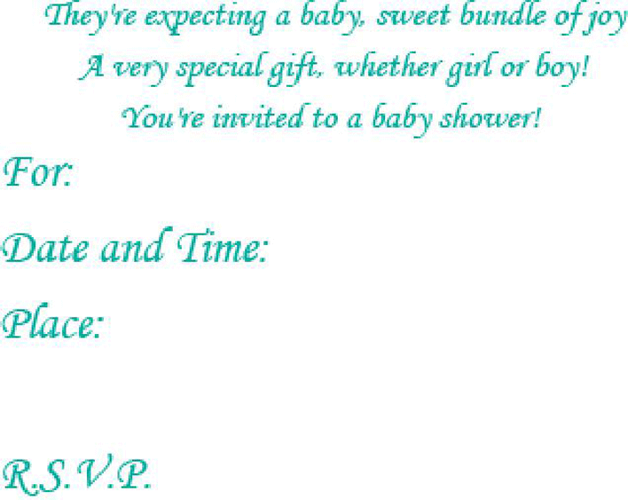 Baby Shower Invitation Template 3 Page 2