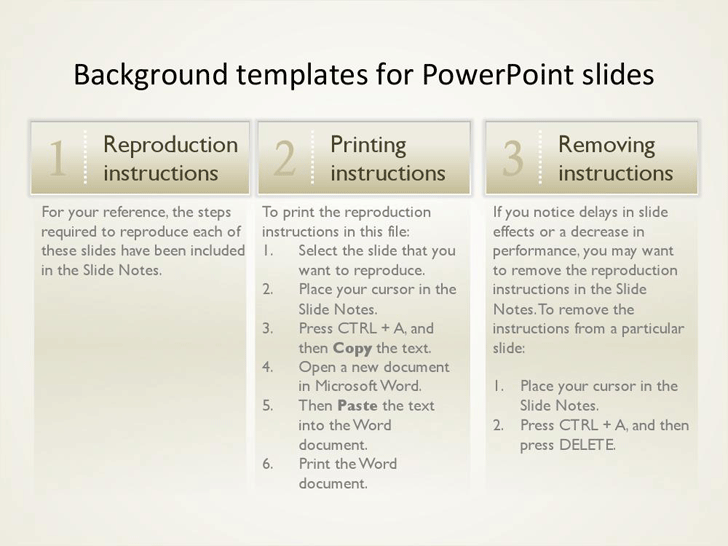 Backgrounds for PowerPoint Slides