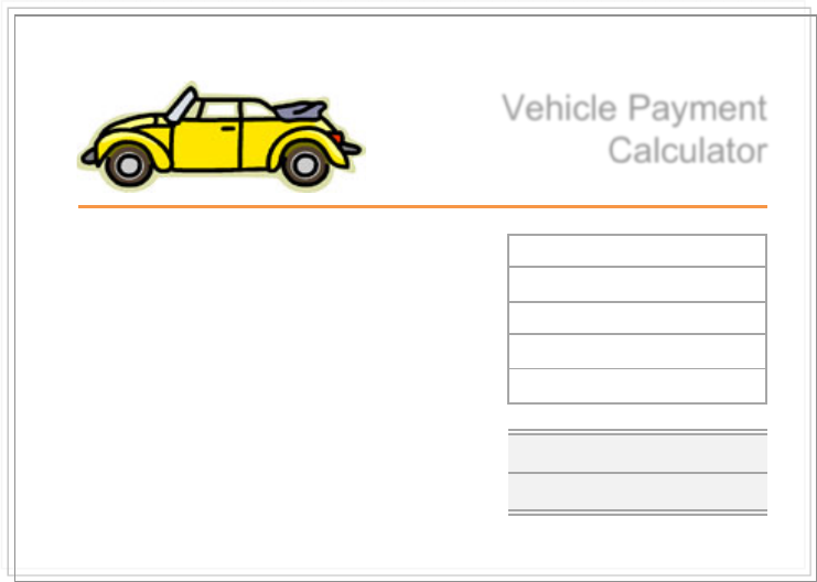 Vehicle Loan Payment Calculator