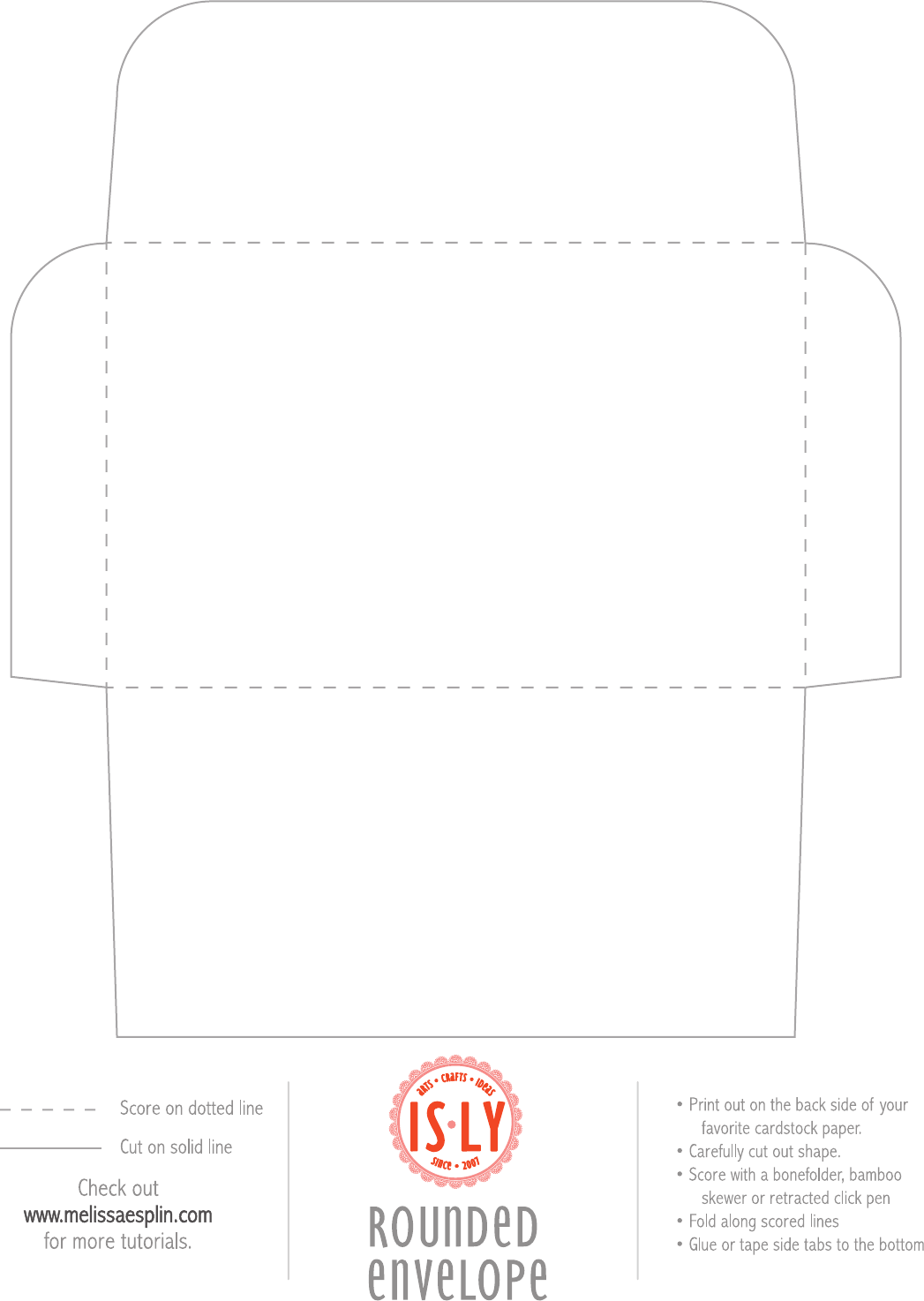Rounded Envelope Template