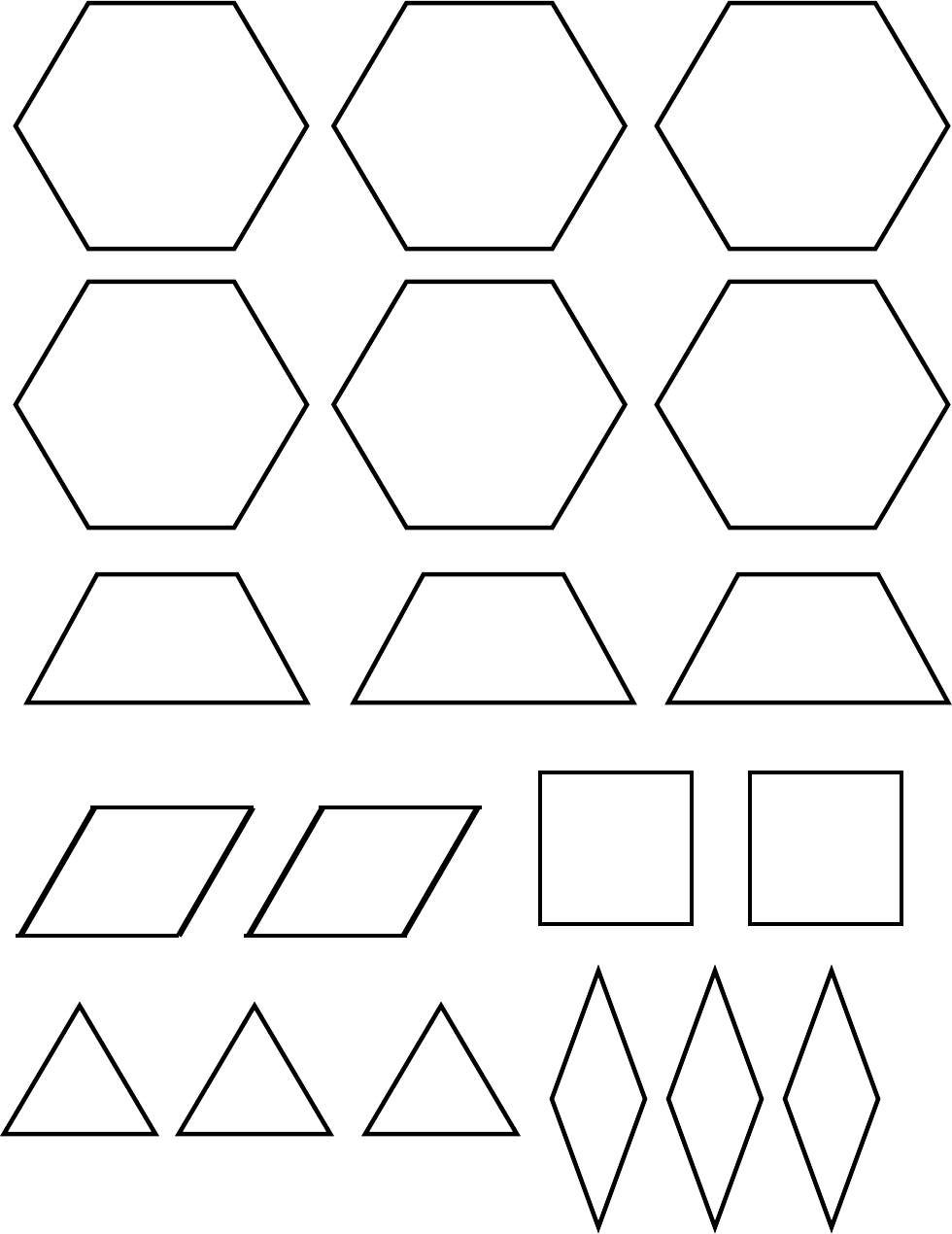 Pattern Block Template 3