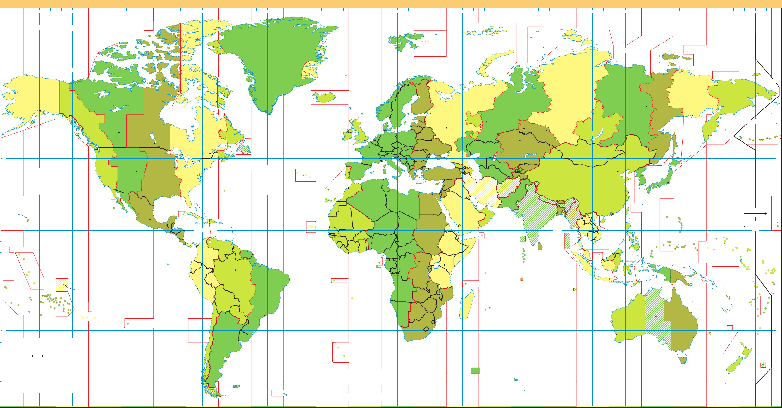 Standard Time Zones of The World