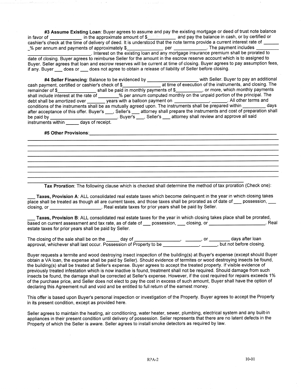 Nebraska Residential Purchase Agreement Form