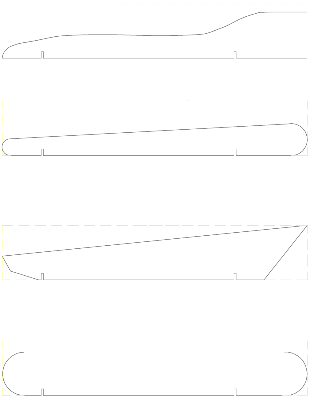 Pinewood Derby Car Template 1