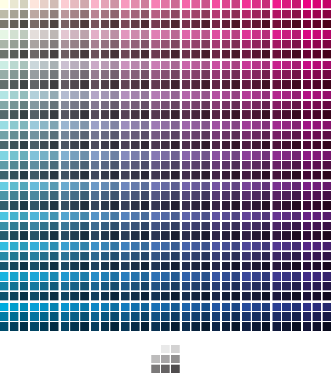 CMYK Color Charts