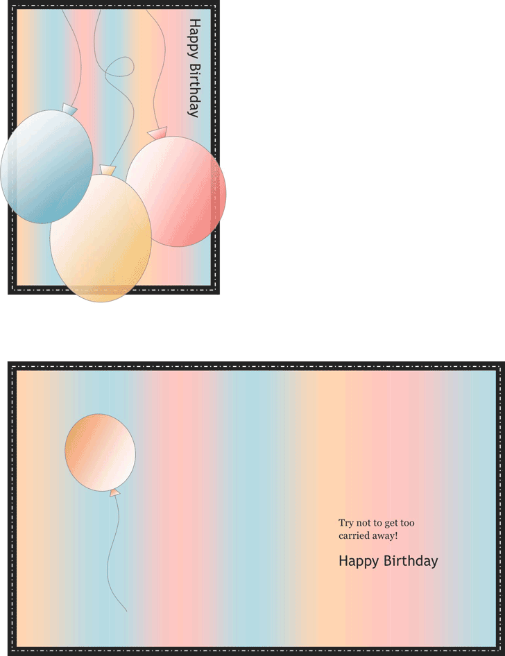 Birthday Card Template 1