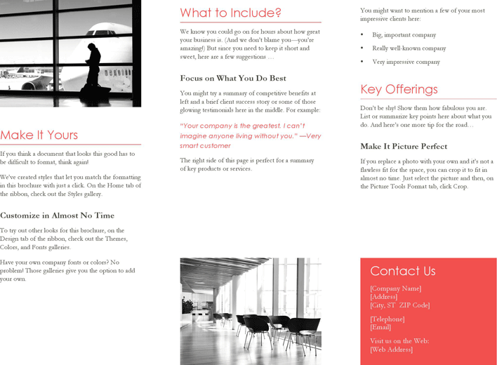 Brochure Template 4 Page 2