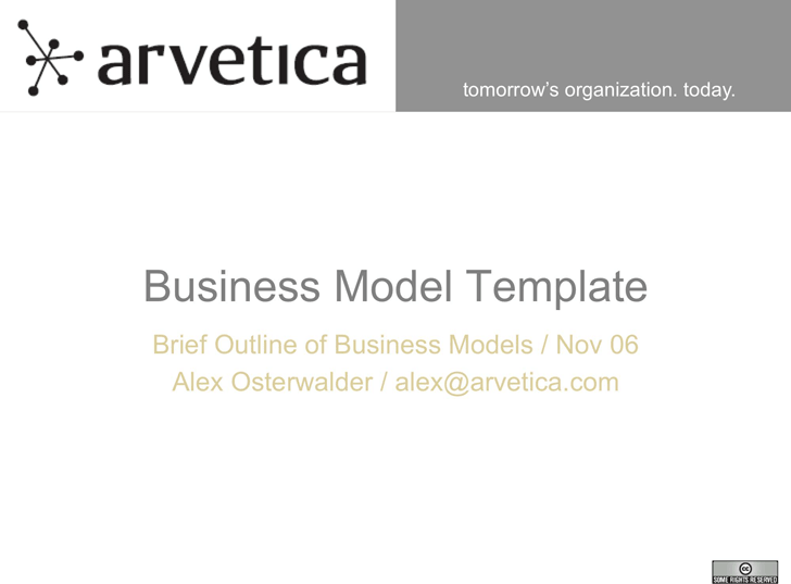 Business Model Template 1