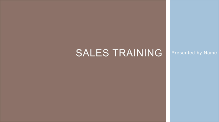 Business Sales Training Presentation