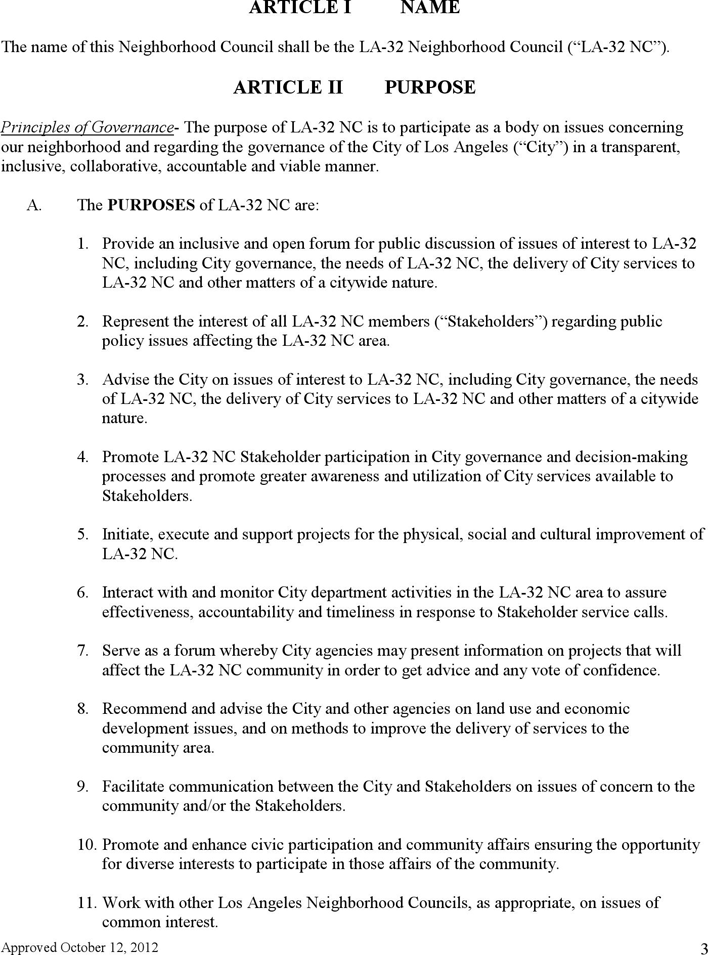 Bylaws Template 1 Page 3