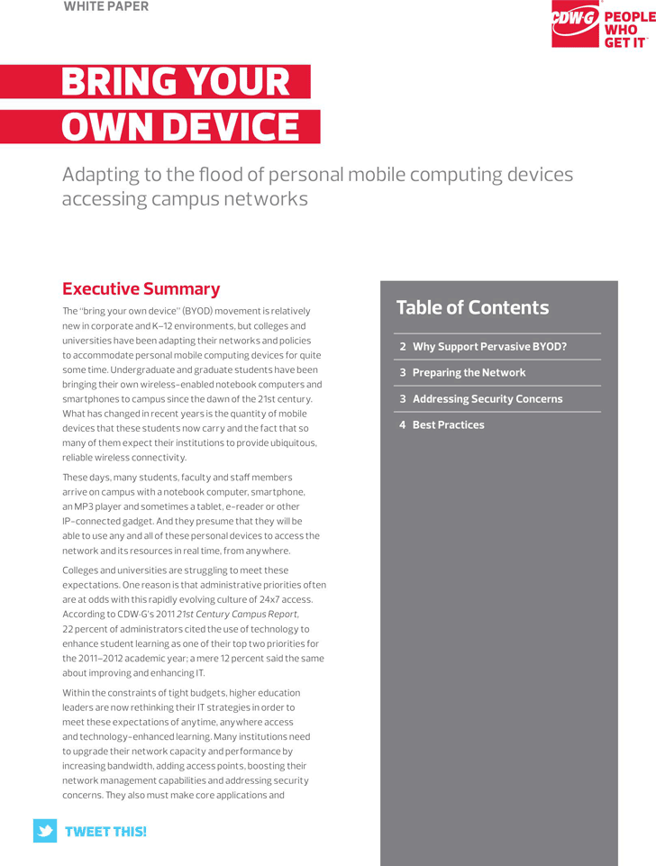 BYOD Policy Sample 2