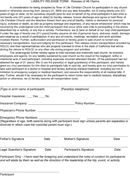 Liability Release Form