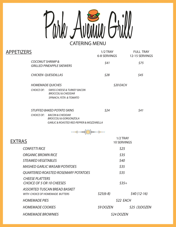 Catering Invoice Template 4 Page 2
