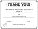 Certificate of Appreciation Template