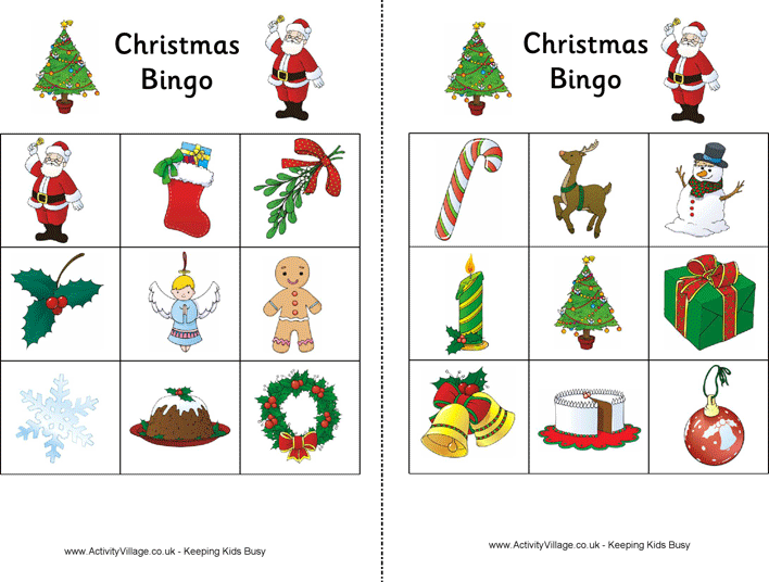 Christmas Bingo Page 2