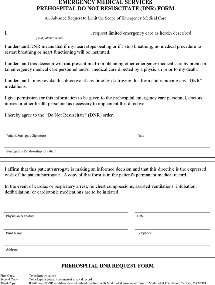 Colorado Do Not Resuscitate Form Page 4