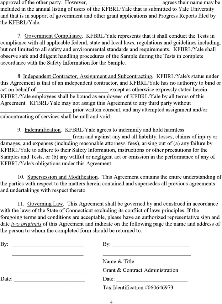 Confidentiality Agreement Template 1 Page 4