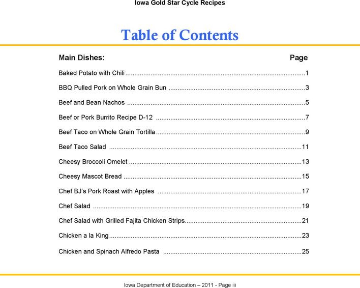 Cookbook Template 2 Page 3