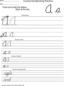 Handwriting Chart - Template Free Download | Speedy Template