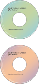 DVD Label Template