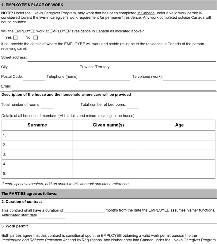 Employment Contract Template 2 Page 2