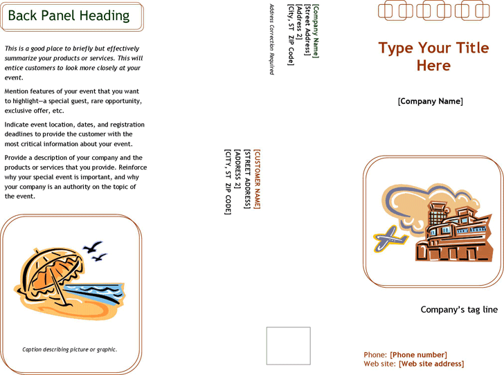 Event Marketing Brochure (Accessory Design)
