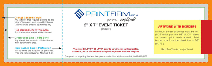 Event Ticket Template 2 Page 2