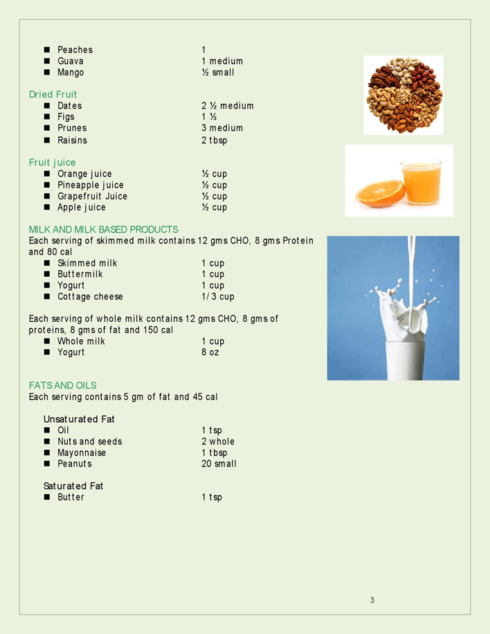Food Calorie Chart 1 Page 3