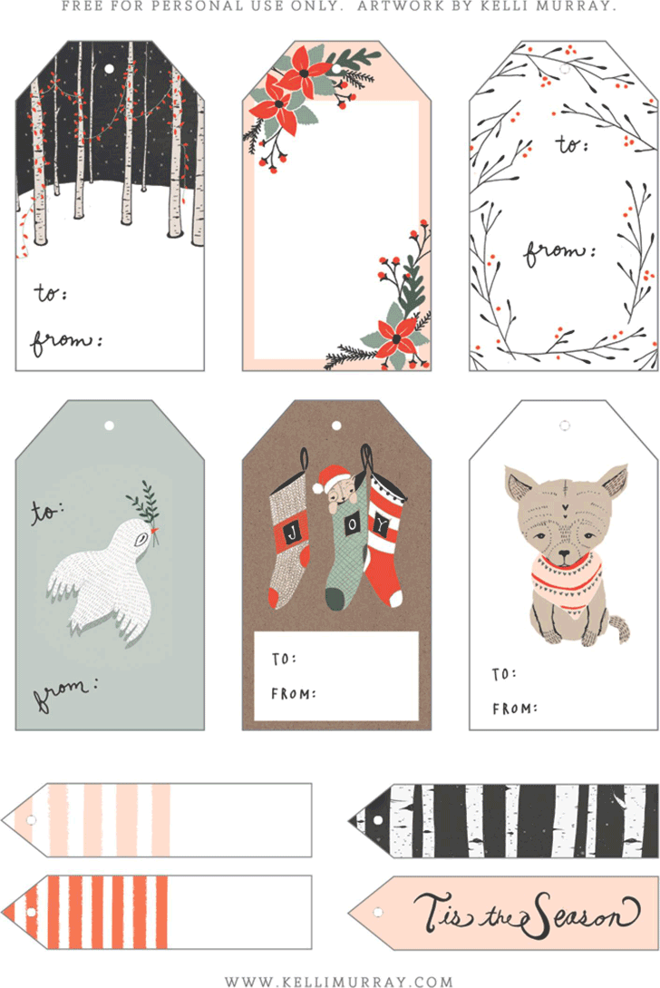 Gift Tag Template 4