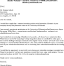 Internship Cover Letter Examples