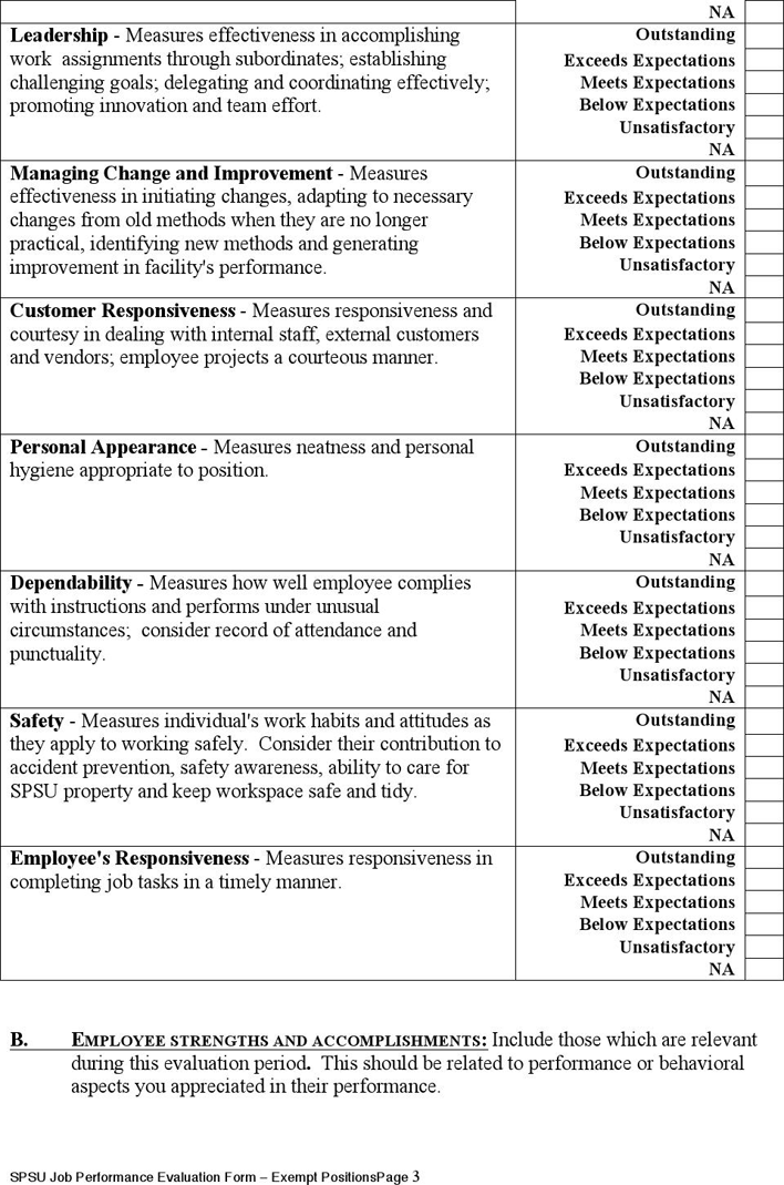 Job Performance Evaluation 2 Page 3