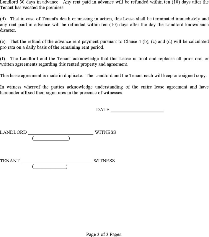 Lease Agreement 2 Page 3