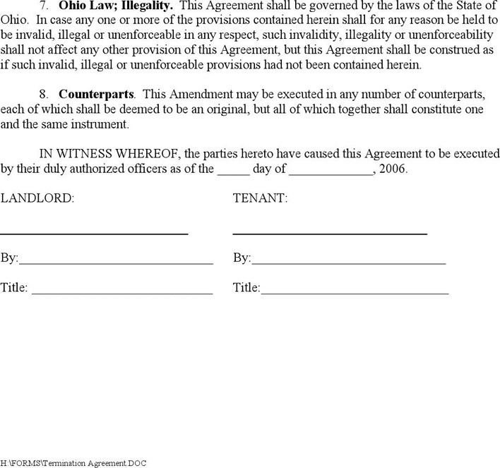 Lease Termination Agreement 1 Page 2